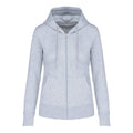 Oxford Grey - Front - Kariban Womens-Ladies Eco Friendly Full Zip Hoodie