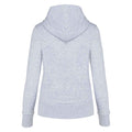 Oxford Grey - Back - Kariban Womens-Ladies Eco Friendly Full Zip Hoodie