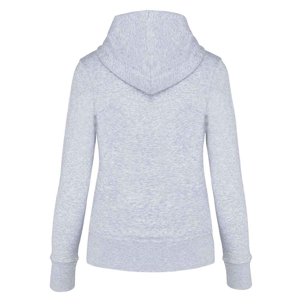 Oxford Grey - Back - Kariban Womens-Ladies Eco Friendly Full Zip Hoodie