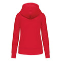 Red - Back - Kariban Womens-Ladies Eco Friendly Full Zip Hoodie