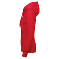 Red - Side - Kariban Womens-Ladies Eco Friendly Full Zip Hoodie