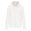 White - Front - Kariban Womens-Ladies Eco Friendly Full Zip Hoodie