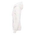 White - Side - Kariban Womens-Ladies Eco Friendly Full Zip Hoodie