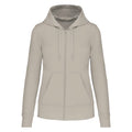 Clay - Front - Kariban Womens-Ladies Eco Friendly Full Zip Hoodie