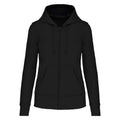 Black - Front - Kariban Womens-Ladies Eco Friendly Full Zip Hoodie