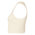 Solid Natural - Lifestyle - Bella + Canvas Womens-Ladies Muscle Micro-Rib Cropped Vest Top