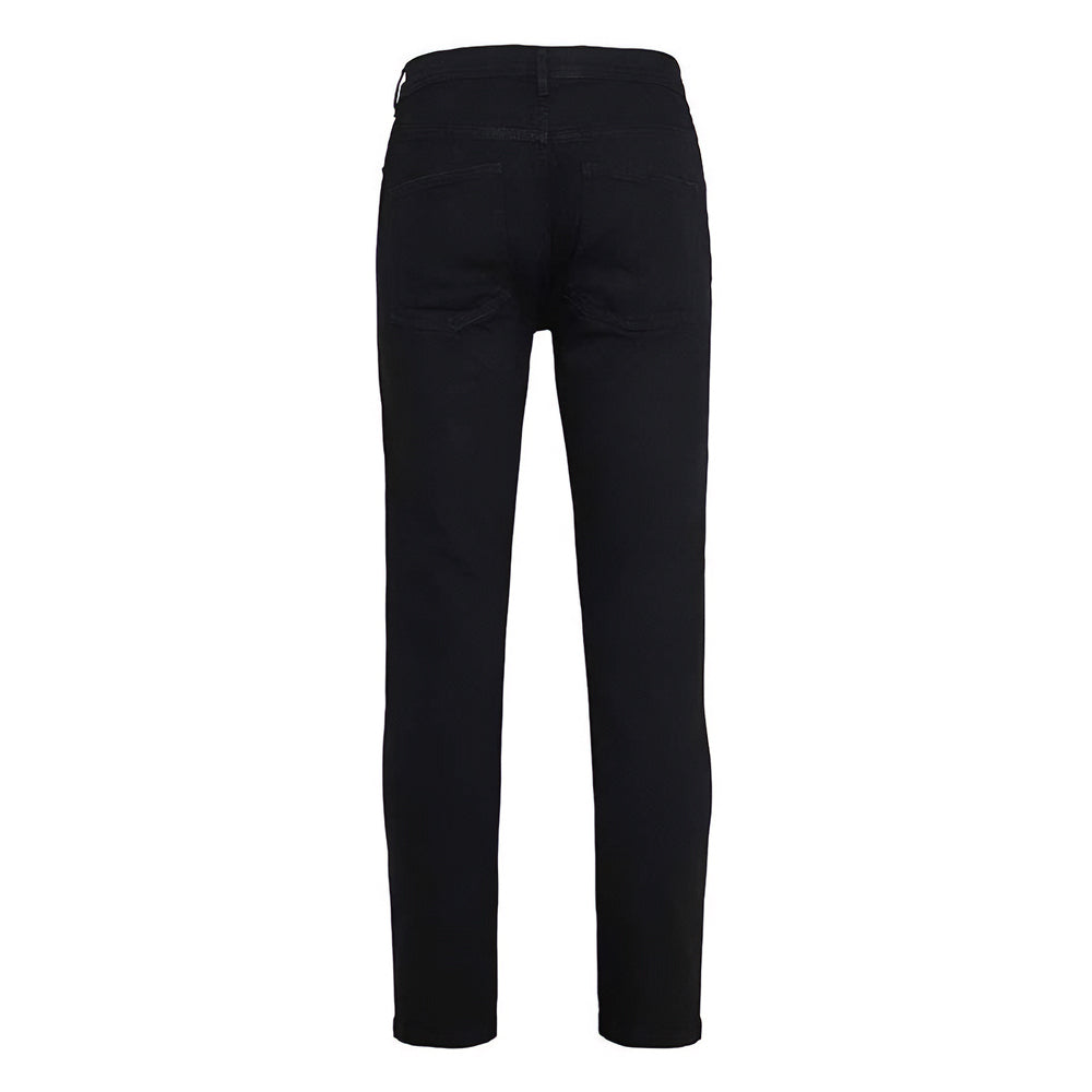Black - Back - So Denim Mens Leo Straight Jeans