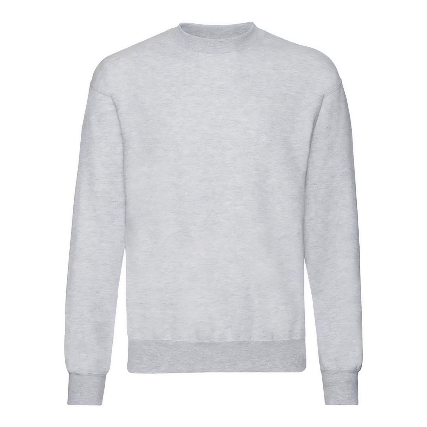 Heather Grey - Front - Fruit of the Loom Unisex Adult Classic Drop Shoulder Sweatshirt