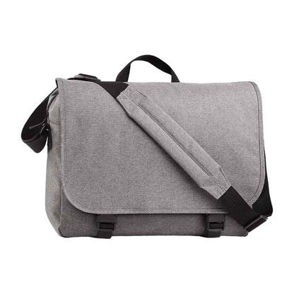 Grey Marl - Front - Bagbase Two Tone Laptop Bag