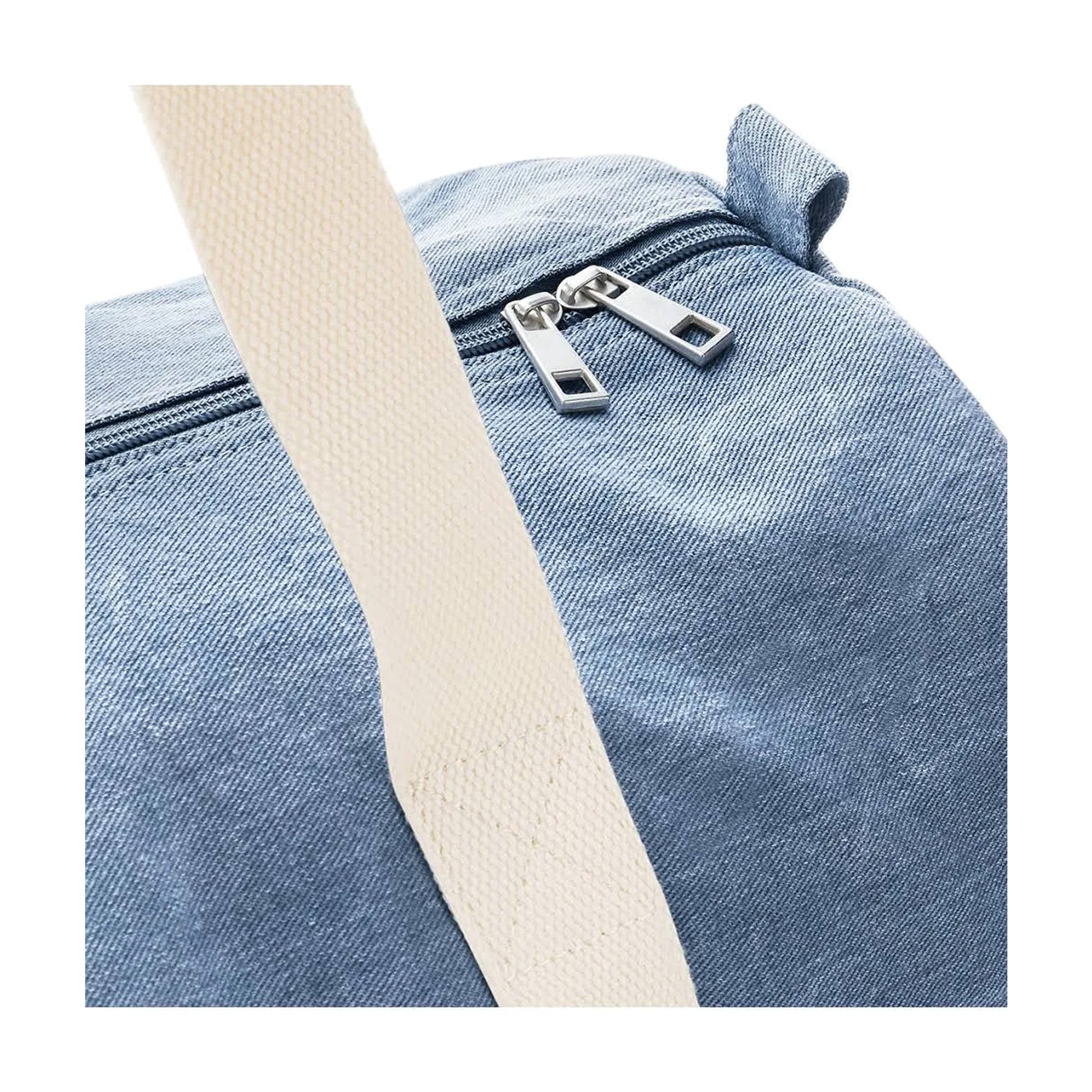 Light Denim - Back - Bagbase Barrel Denim Duffle Bag