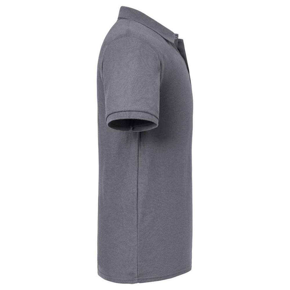 Convoy Grey - Side - Russell Mens Authentic Eco Piqué Polo Shirt