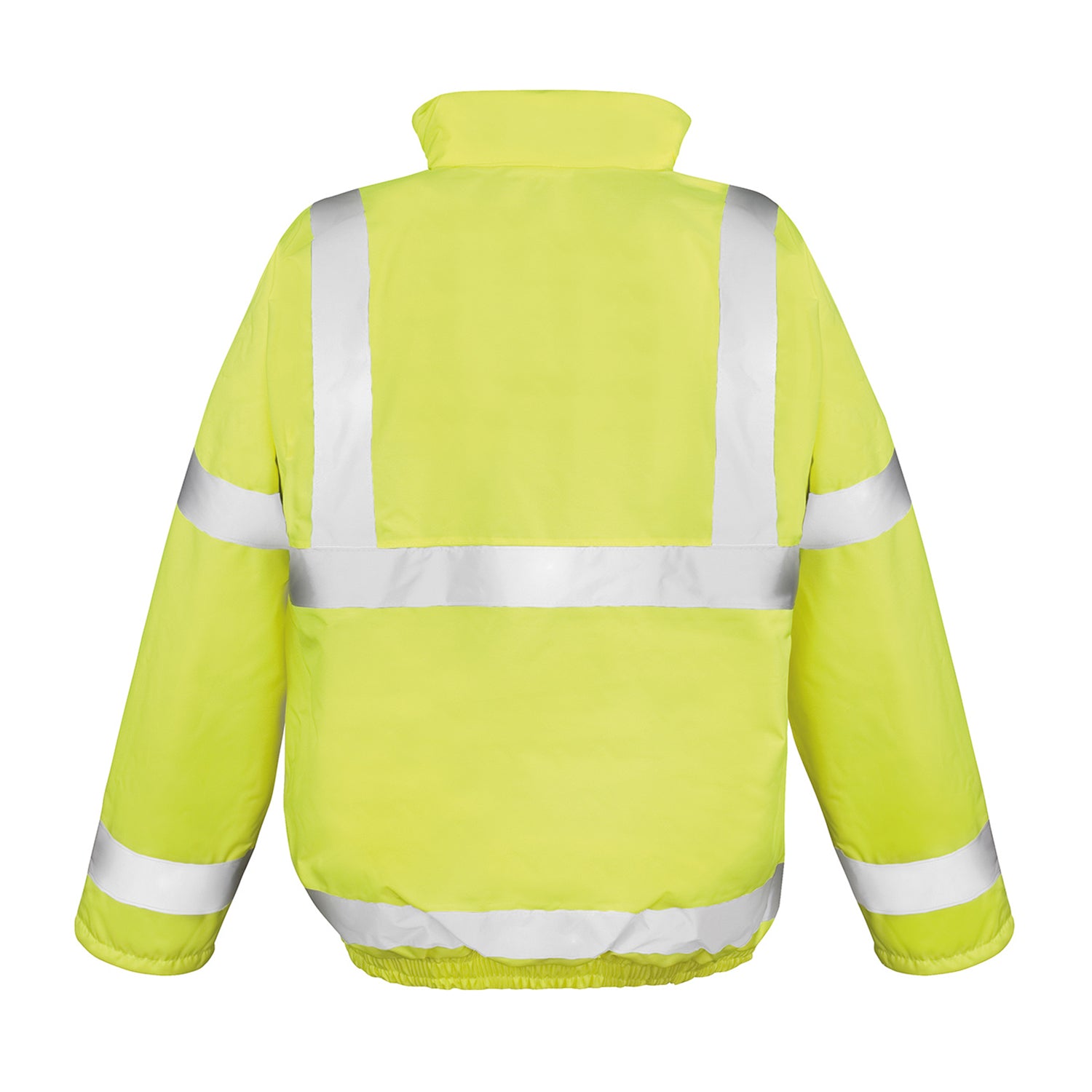 Fluorescent Yellow - Back - Result Core Unisex Adult Hi-Vis Winter Blouson Jacket