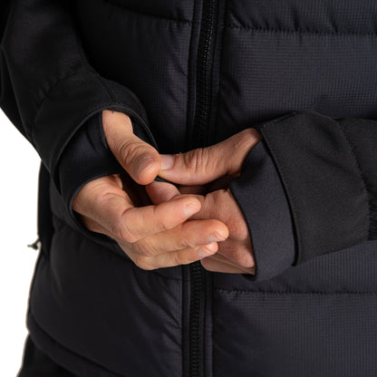 Black-Carbon Grey - Lifestyle - Craghoppers Mens Castleford Hybrid Jacket