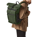 Forest Night - Back - Quadra Axis Roll Top Backpack