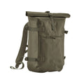 Covert Green - Front - Quadra Tailored Luxe Roll Top Backpack