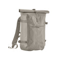 Natural Stone - Front - Quadra Tailored Luxe Roll Top Backpack
