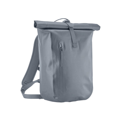 Blue Grey - Front - Quadra Lite Roll Top Waterproof Backpack