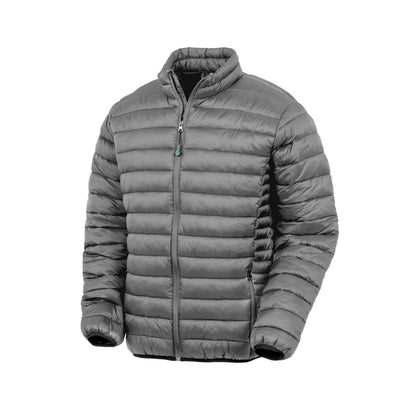 Forest Green - Front - Result Genuine Recycled Unisex Adult Quilted Padded Jacket