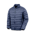 Navy - Front - Result Genuine Recycled Unisex Adult Quilted Padded Jacket