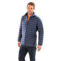 Navy - Side - Result Genuine Recycled Unisex Adult Quilted Padded Jacket