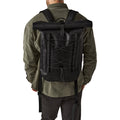 Black - Back - Quadra Roll Top Waterproof Bike Bag