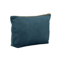 Blue Topaz - Back - Bagbase Velvet Accessory Bag