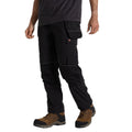Black - Side - Craghoppers Unisex Adult Sheffield Detachable Holster Pocket Cargo Trousers