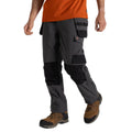 Carbon Grey-Black - Side - Craghoppers Unisex Adult Sheffield Detachable Holster Pocket Cargo Trousers