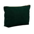 Dark Emerald - Back - Bagbase Plain Velvet Accessory Bag