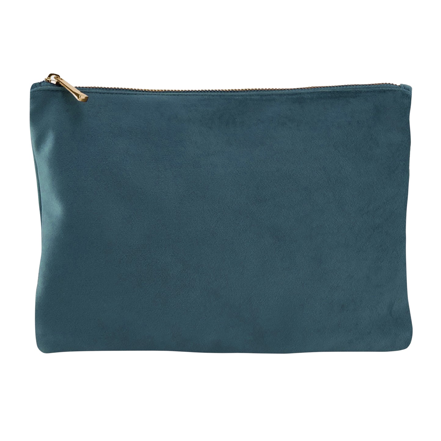 Blue Topaz - Front - Bagbase Plain Velvet Accessory Bag