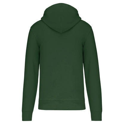 Forest Green - Back - Kariban Mens Eco Friendly Full Zip Hoodie