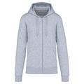 Oxford Grey - Front - Kariban Mens Eco Friendly Full Zip Hoodie