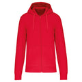 Red - Front - Kariban Mens Eco Friendly Full Zip Hoodie