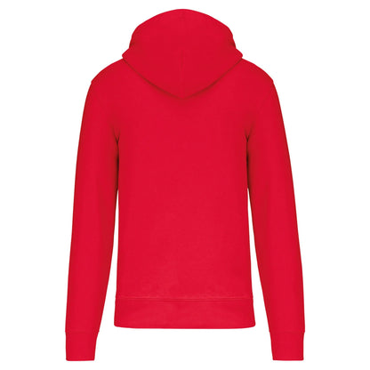Red - Back - Kariban Mens Eco Friendly Full Zip Hoodie