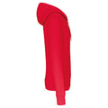 Red - Side - Kariban Mens Eco Friendly Full Zip Hoodie