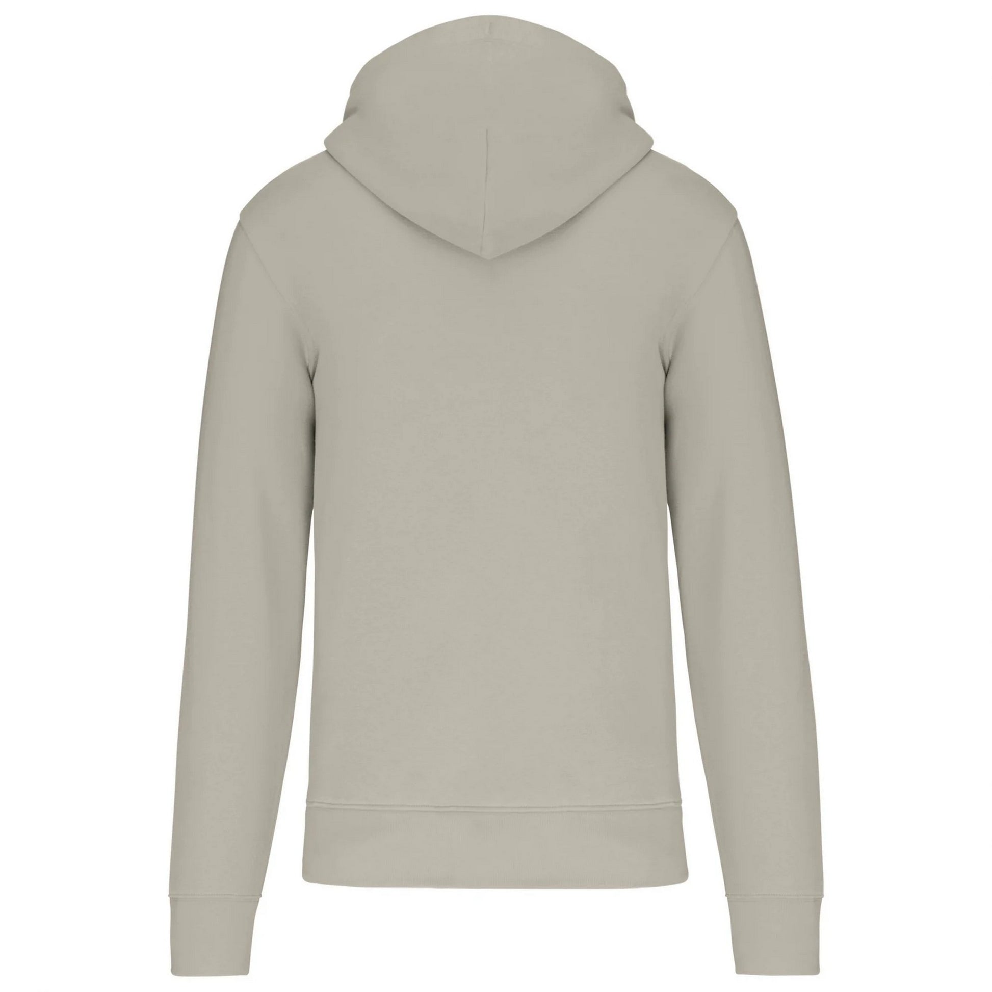 Clay - Back - Kariban Mens Eco Friendly Full Zip Hoodie