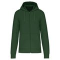 Forest Green - Front - Kariban Mens Eco Friendly Full Zip Hoodie