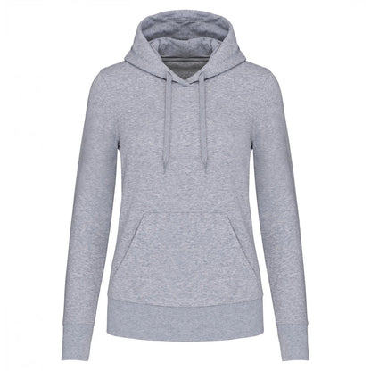 Oxford Grey - Front - Kariban Womens-Ladies Hoodie
