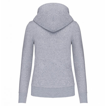 Oxford Grey - Back - Kariban Womens-Ladies Hoodie