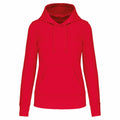 Red - Front - Kariban Womens-Ladies Hoodie