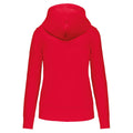 Red - Back - Kariban Womens-Ladies Hoodie