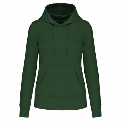 Forest Green - Front - Kariban Womens-Ladies Hoodie