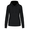 Black - Front - Kariban Womens-Ladies Hoodie