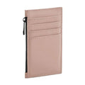 Nude Pink - Back - Bagbase Matte PU Card Holder