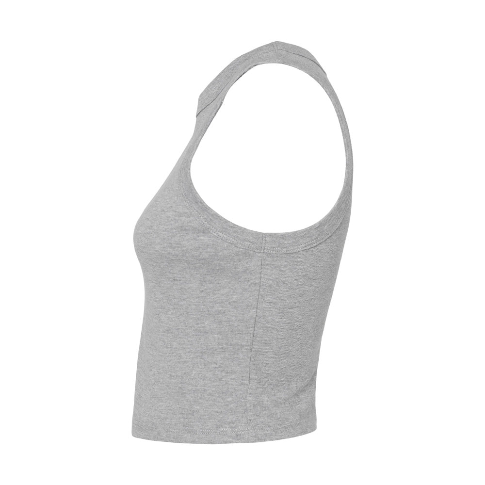 Athletic Grey - Side - Bella + Canvas Womens-Ladies Heather Racerback Tank Top