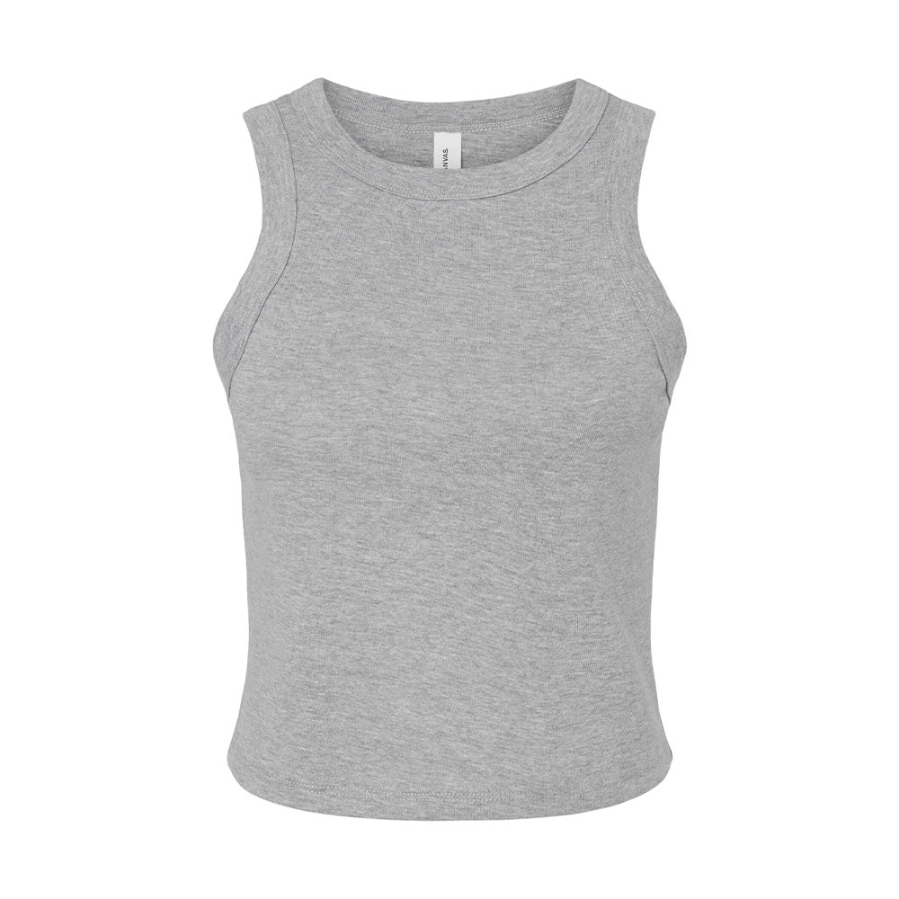Athletic Grey - Front - Bella + Canvas Womens-Ladies Heather Racerback Tank Top