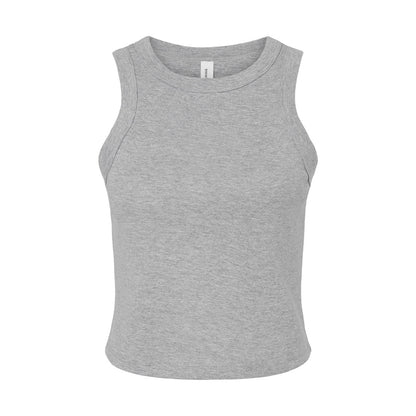 Athletic Grey - Front - Bella + Canvas Womens-Ladies Heather Racerback Tank Top
