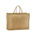 Natural - Front - Westford Mill Starched Jute Shopper Bag