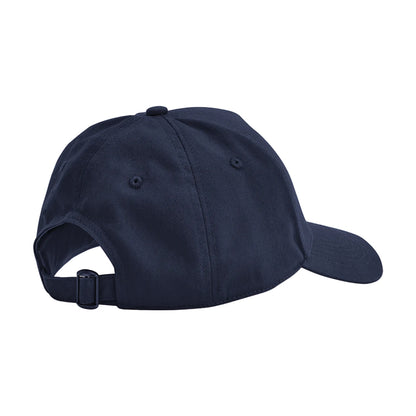 French Navy - Back - Beechfield Classic Organic Cotton Panelled Cap