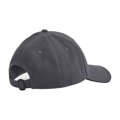 Graphite Grey-Black - Back - Beechfield Classic 6 Panel Organic Cotton Sandwich Peak Cap